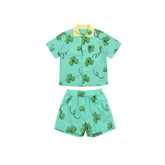 Fashion Printed T-shirt Shorts For Boys And Girls